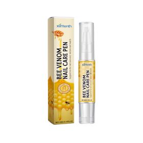 Ximonth Bee Venom Grey Nail Care Pen Brightening Nail Thickening Clean Moisturizing Anti-Barb Repair Nail Care
