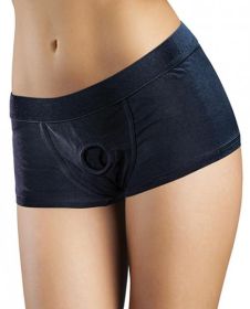 Temptasia Panty Harness Briefs Medium Black (SKU: TCN-BL87235)